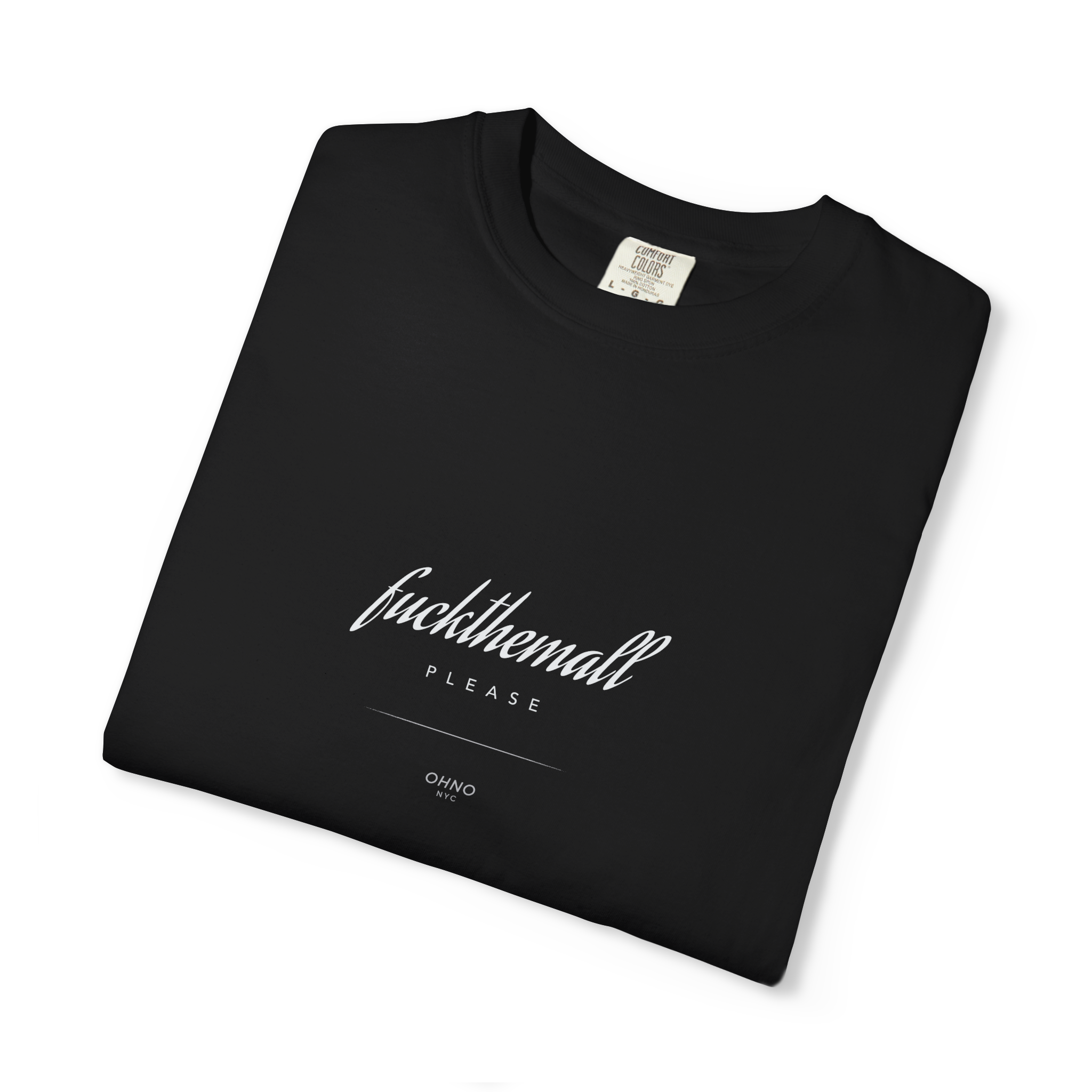 Small Fuck them all text T-Shirt