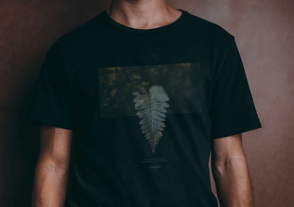 Fern Black Minimal T-Shirt