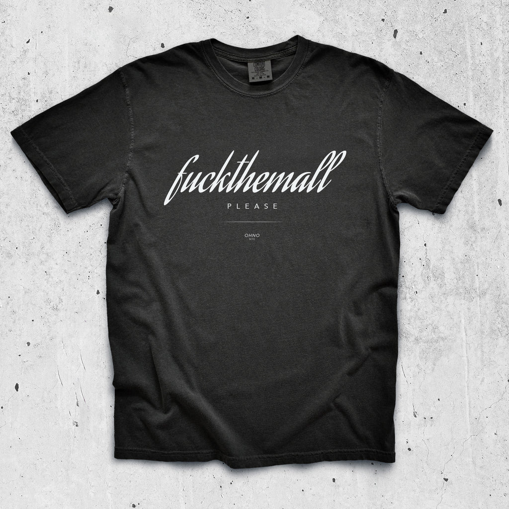 Large Fuck Them all text T-Shirt