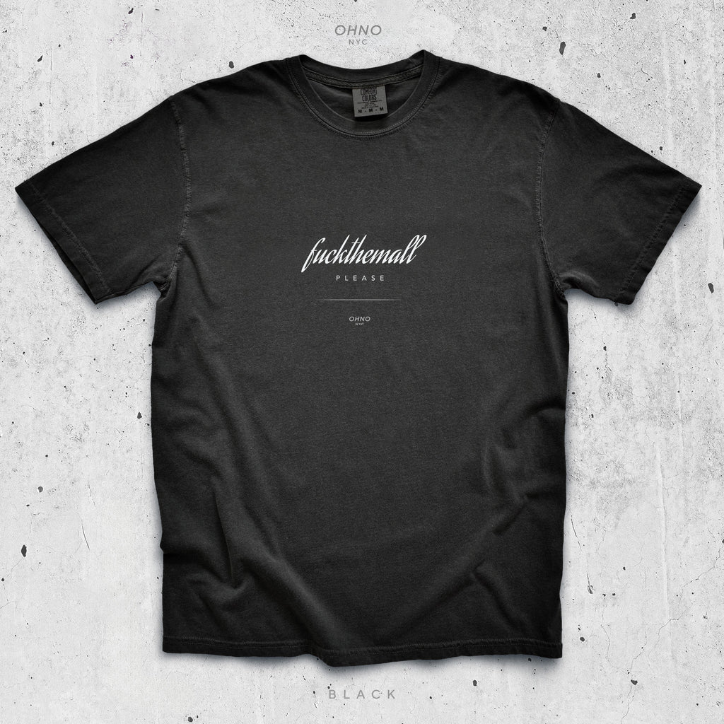 Small Fuck them all text T-Shirt