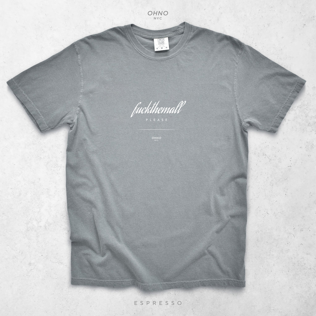 Small Fuck them all text T-Shirt