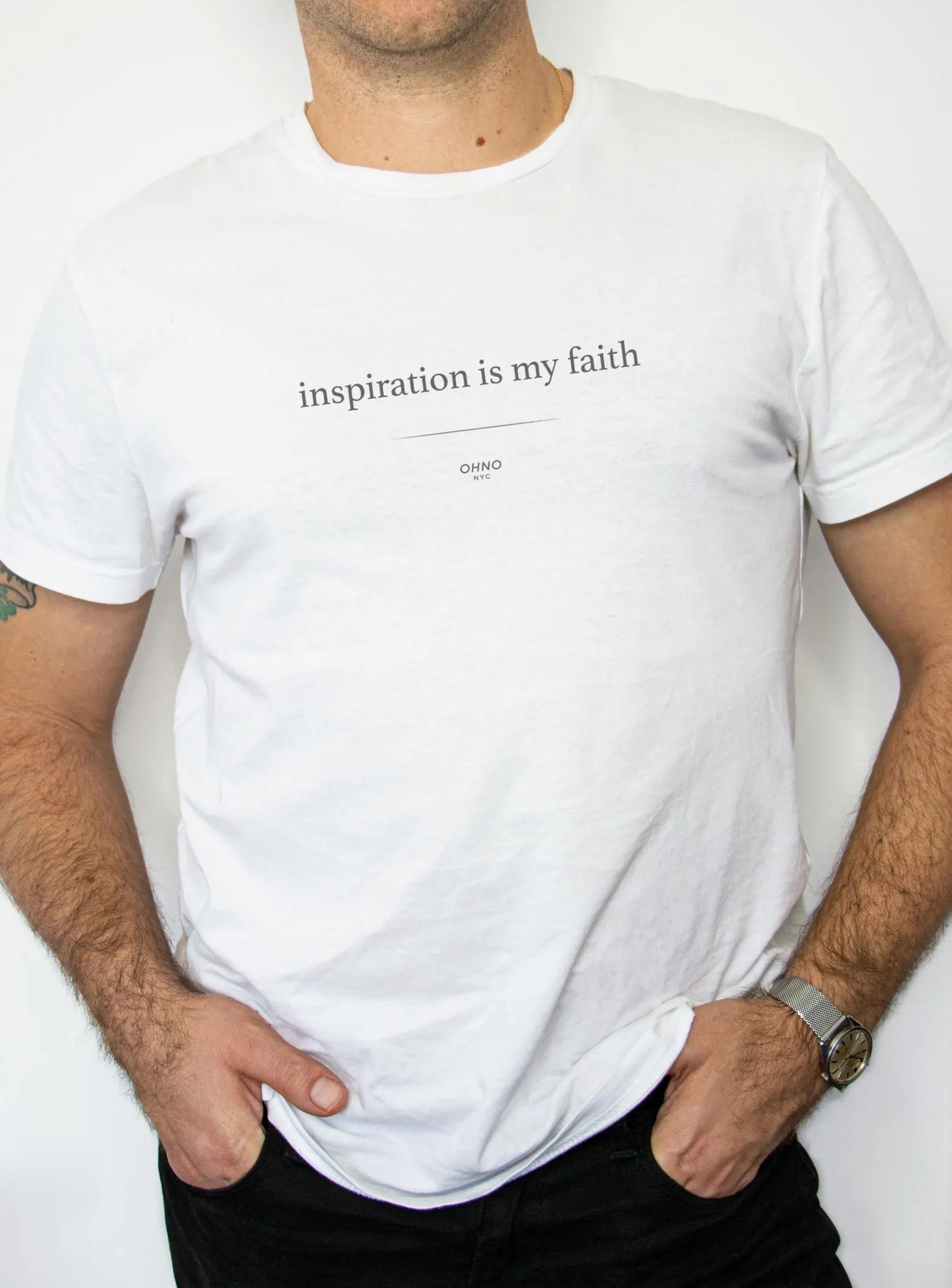 Inspiration is my faith, Motivational T-Shirt