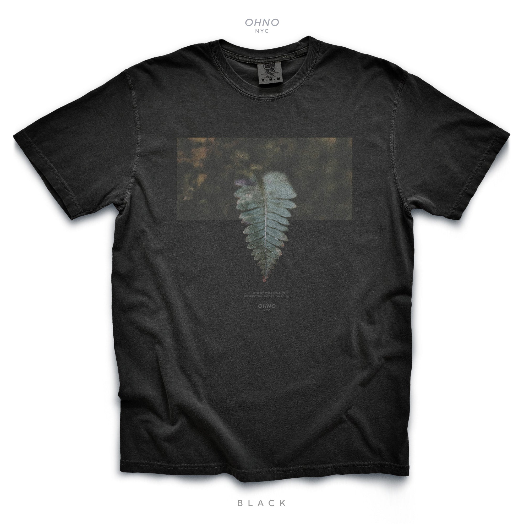 Fern Black Minimal T-Shirt